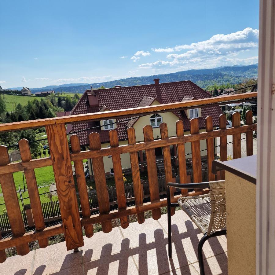 Balkon z widokiem na góry